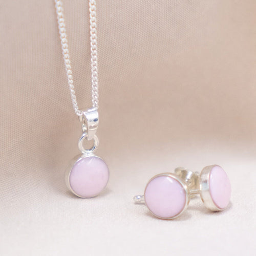 Signature Silver Pendant Drop Necklace