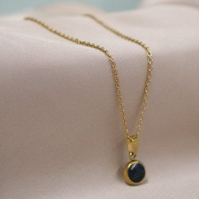 Everyday Gold Plated Stainless Steel Pendant Drop Necklace