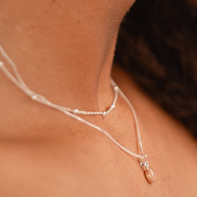 Signature Silver Ball Chain Necklace
