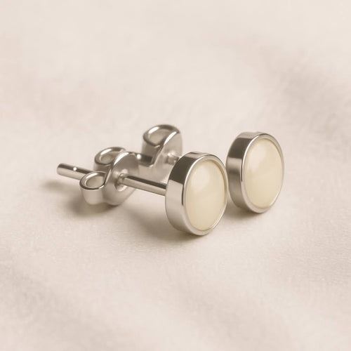 Signature Silver Stud Earrings